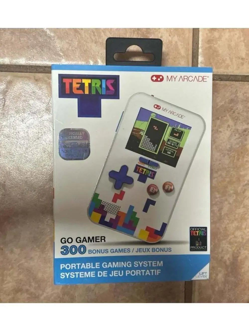 My Arcade Tetris Go Gamer Handheld Portable Game 300 Games NEW with Damaged box